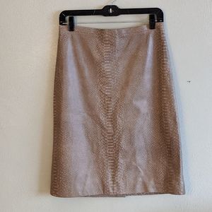 BCBGMaxAzria Leather pencil skirt lined never worn